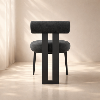 Dario Boucle Fabric Upholstered Dining Chair (set of 2)