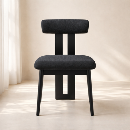 Dario Boucle Fabric Upholstered Dining Chair (set of 2)