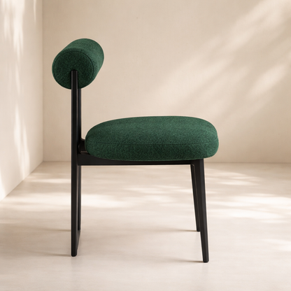 Dario Boucle Fabric Upholstered Dining Chair (set of 2)