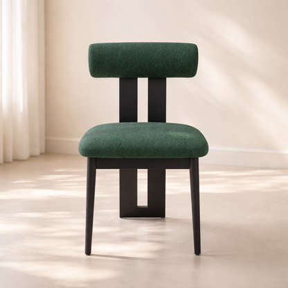 Dario Boucle Fabric Upholstered Dining Chair (set of 2)