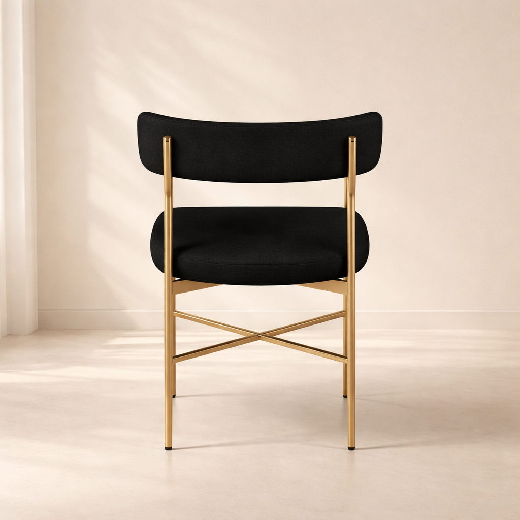 Rivage Linen Textured Fabric Upholstered Dining Chair (set of 2)