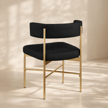 Rivage Linen Textured Fabric Upholstered Dining Chair (set of 2)