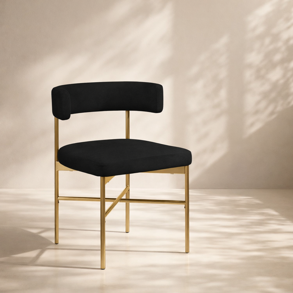 Rivage Linen Textured Fabric Upholstered Dining Chair (set of 2)