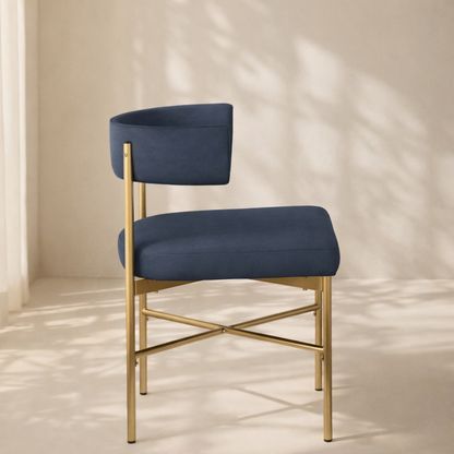 Rivage Linen Textured Fabric Upholstered Dining Chair (set of 2)