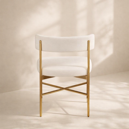 Rivage Linen Textured Fabric Upholstered Dining Chair (set of 2)