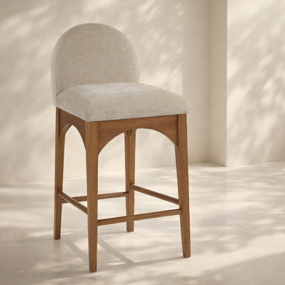 Waldorf 18" Chenille Fabric Counter Chair