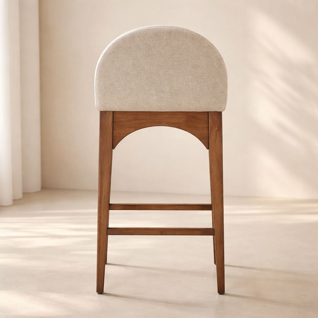 Waldorf 18" Chenille Fabric Counter Chair