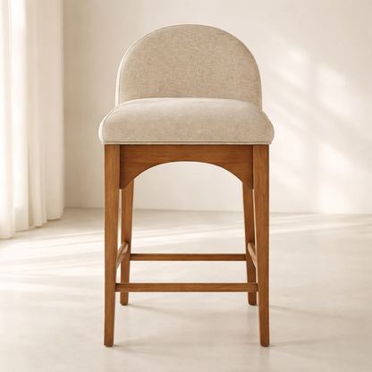 Waldorf 18" Chenille Fabric Counter Chair