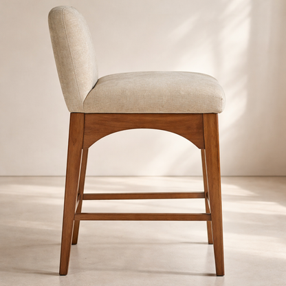 Waldorf 18" Chenille Fabric Counter Chair