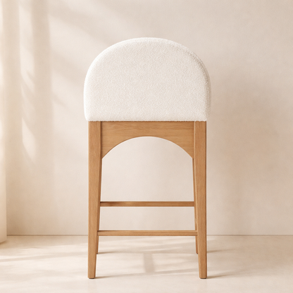 Waldorf 18" Chenille Fabric Counter Chair