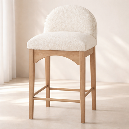 Waldorf 18" Chenille Fabric Counter Chair