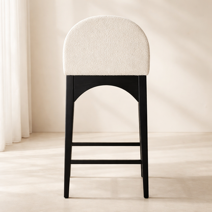 Waldorf 18" Boucle Fabric Counter Chair
