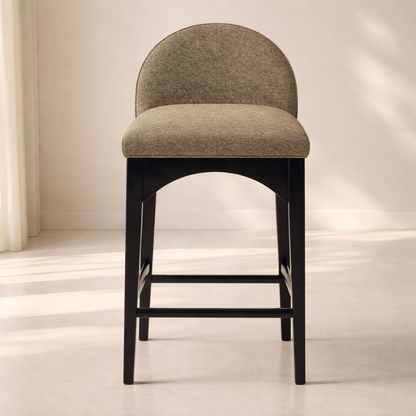 Waldorf 18" Boucle Fabric Counter Chair
