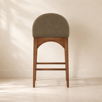 Waldorf 18" Boucle Fabric Counter Chair