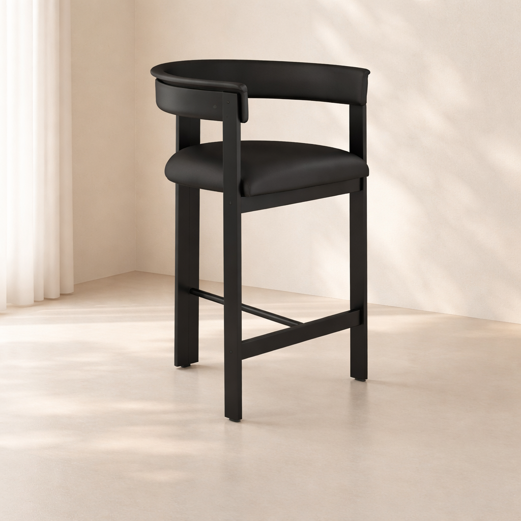 Romeo Vegan Leather Counter Stool (set of 2)