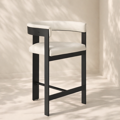 Romeo Vegan Leather Counter Stool (set of 2)