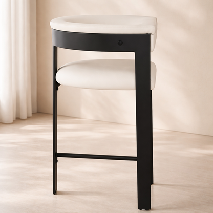 Romeo Vegan Leather Counter Stool (set of 2)
