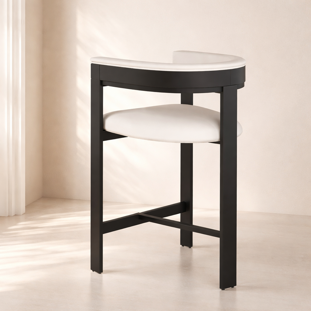 Romeo Vegan Leather Counter Stool (set of 2)