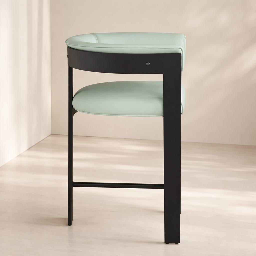 Romeo Vegan Leather Counter Stool (set of 2)