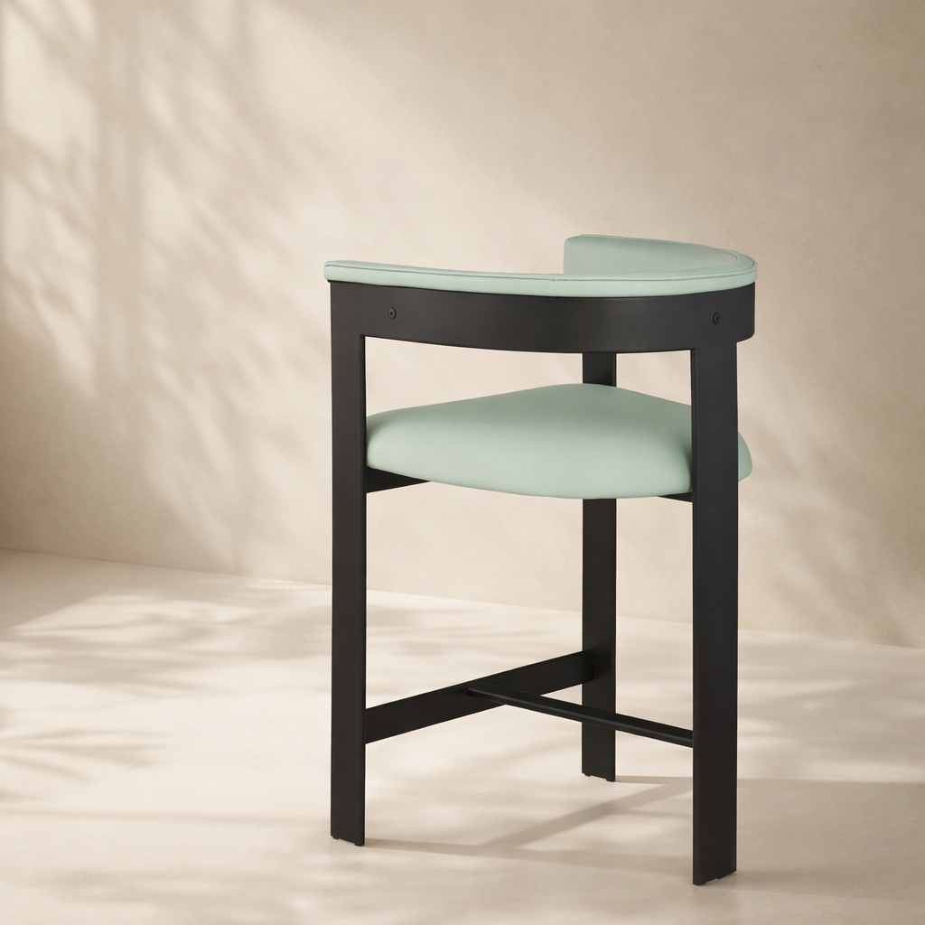 Romeo Vegan Leather Counter Stool (set of 2)