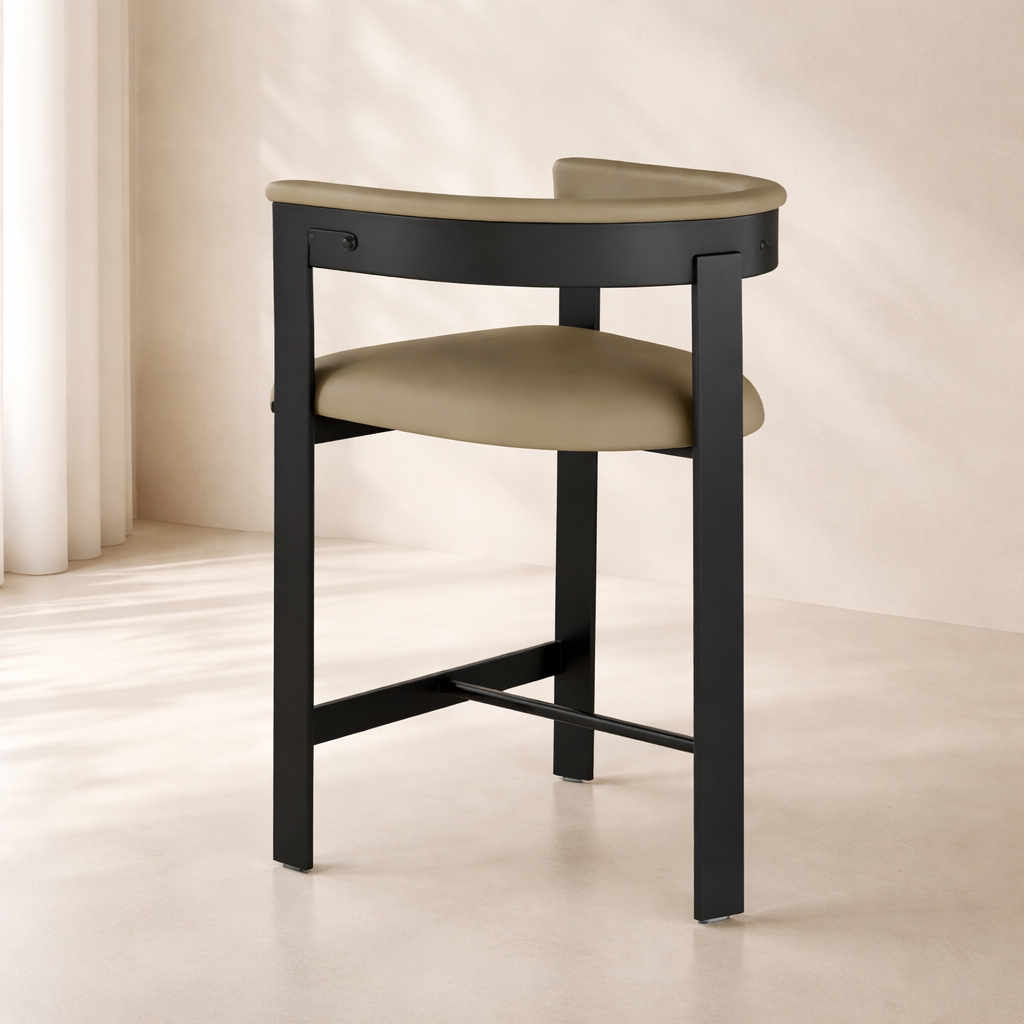 Romeo Vegan Leather Counter Stool (set of 2)