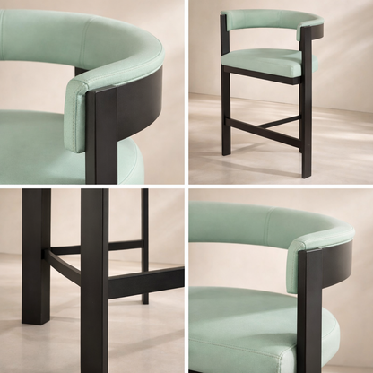 Romeo Vegan Leather Counter Stool (set of 2)