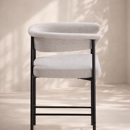 Malin Linen Fabric Counter Stool (set of 2)