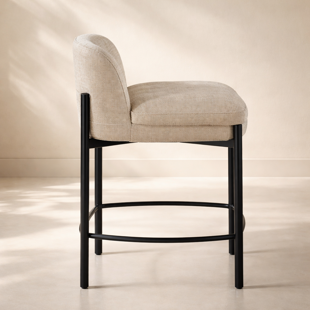 Burton Chenille Counter Stool (set of 2)