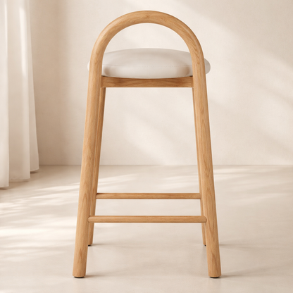 Calvin Vegan Leather Upholstered Counter Stool