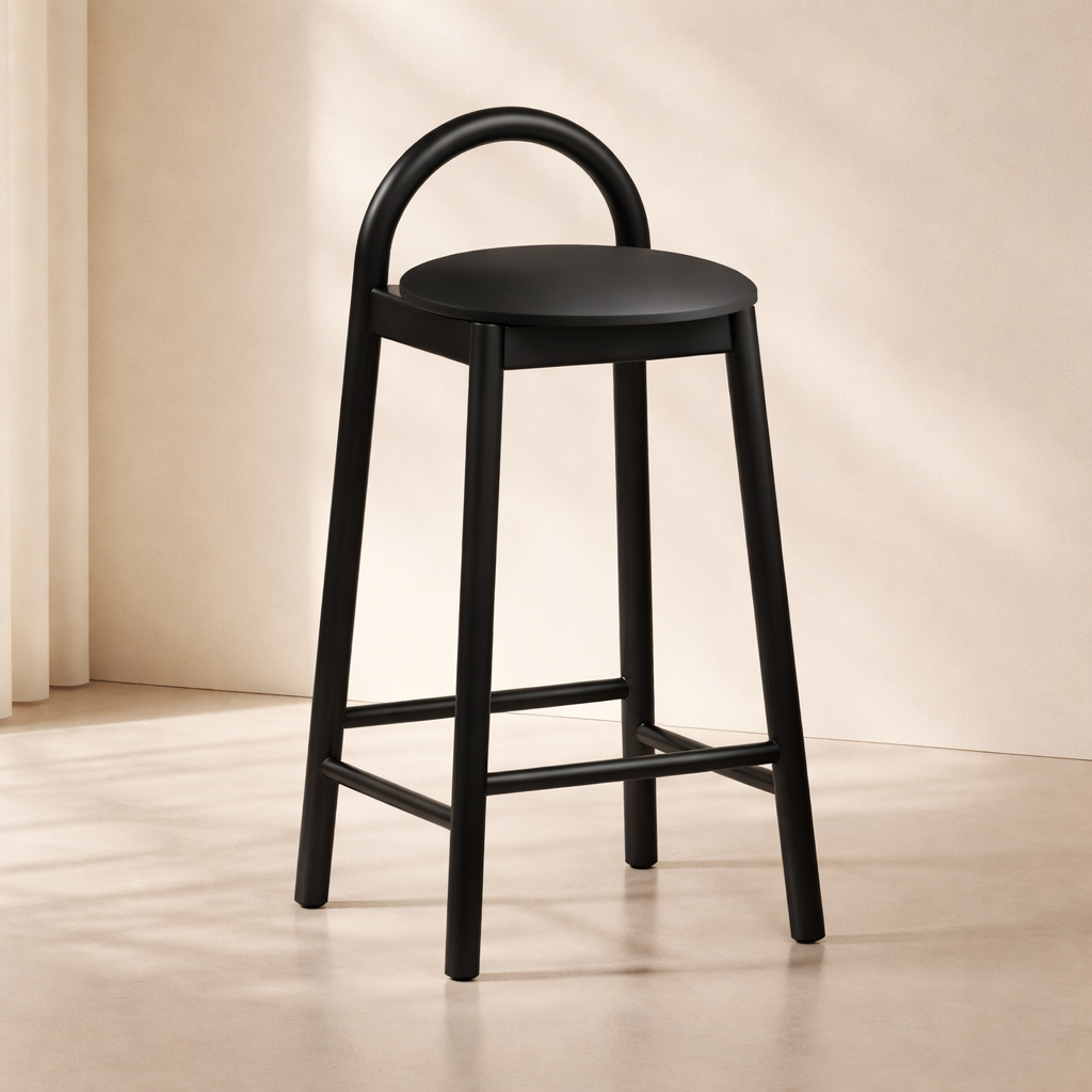 Calvin Vegan Leather Upholstered Counter Stool