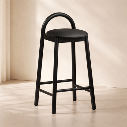 Calvin Vegan Leather Upholstered Counter Stool