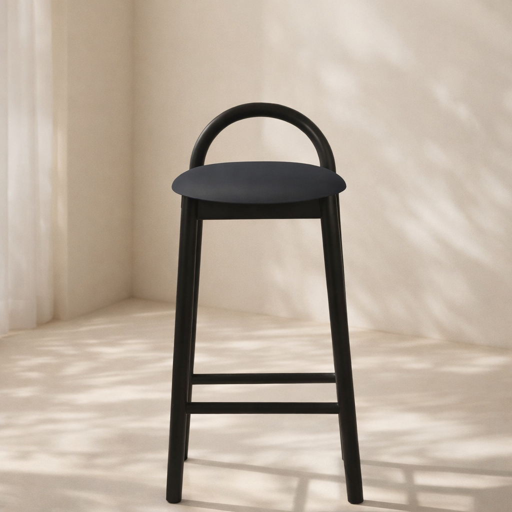 Calvin Vegan Leather Upholstered Counter Stool
