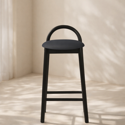 Calvin Vegan Leather Upholstered Counter Stool