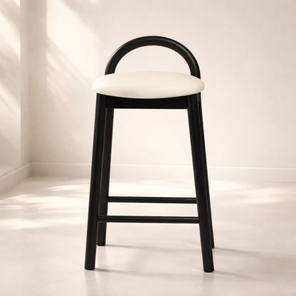 Calvin Vegan Leather Upholstered Counter Stool
