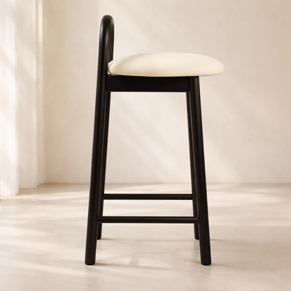 Calvin Vegan Leather Upholstered Counter Stool