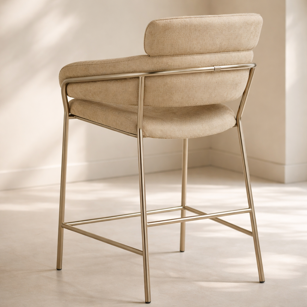 Yara Velvet Counter Stool