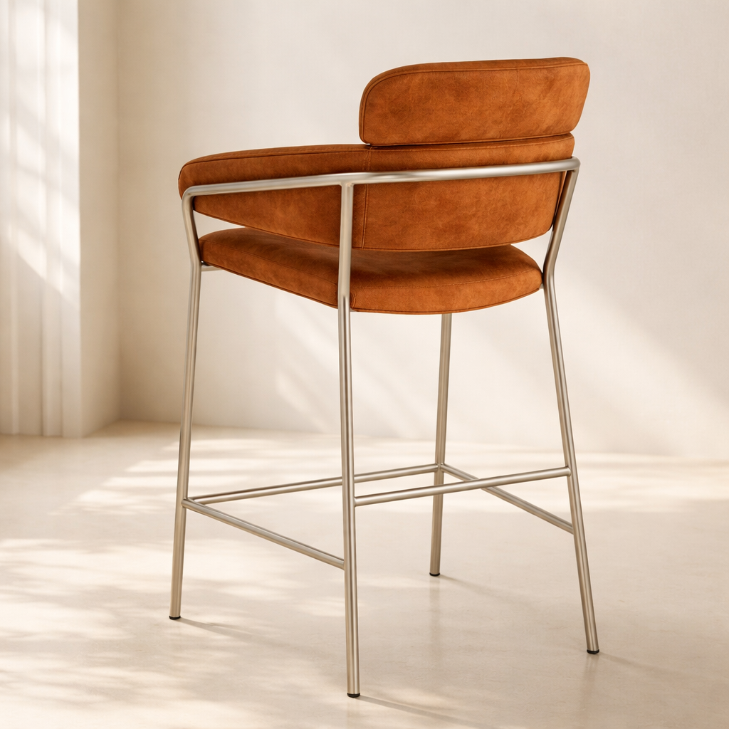 Yara Velvet Counter Stool
