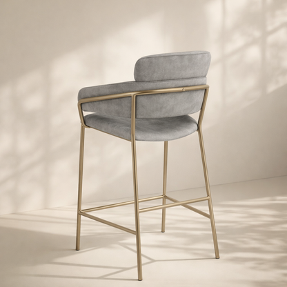 Yara Velvet Counter Stool