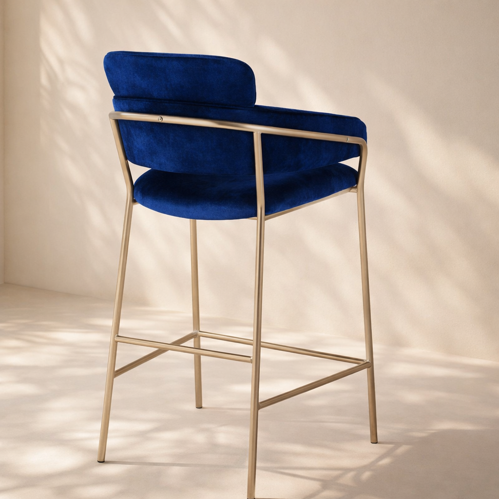 Yara Velvet Counter Stool