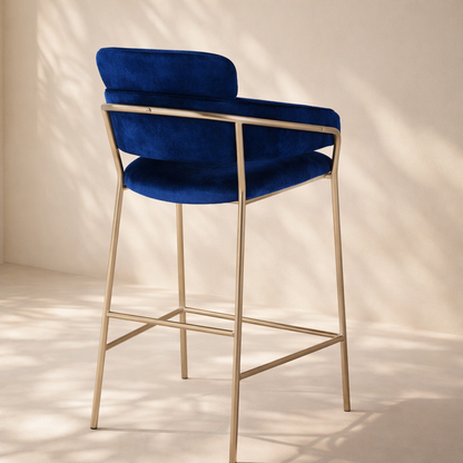 Yara Velvet Counter Stool