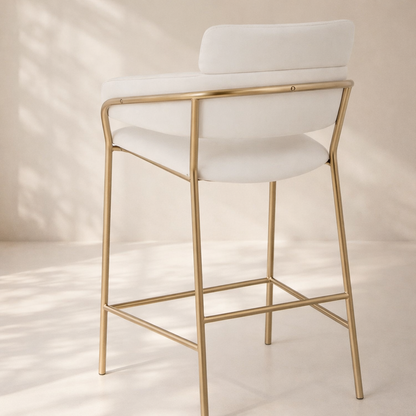 Yara Vegan Leather Counter Stool