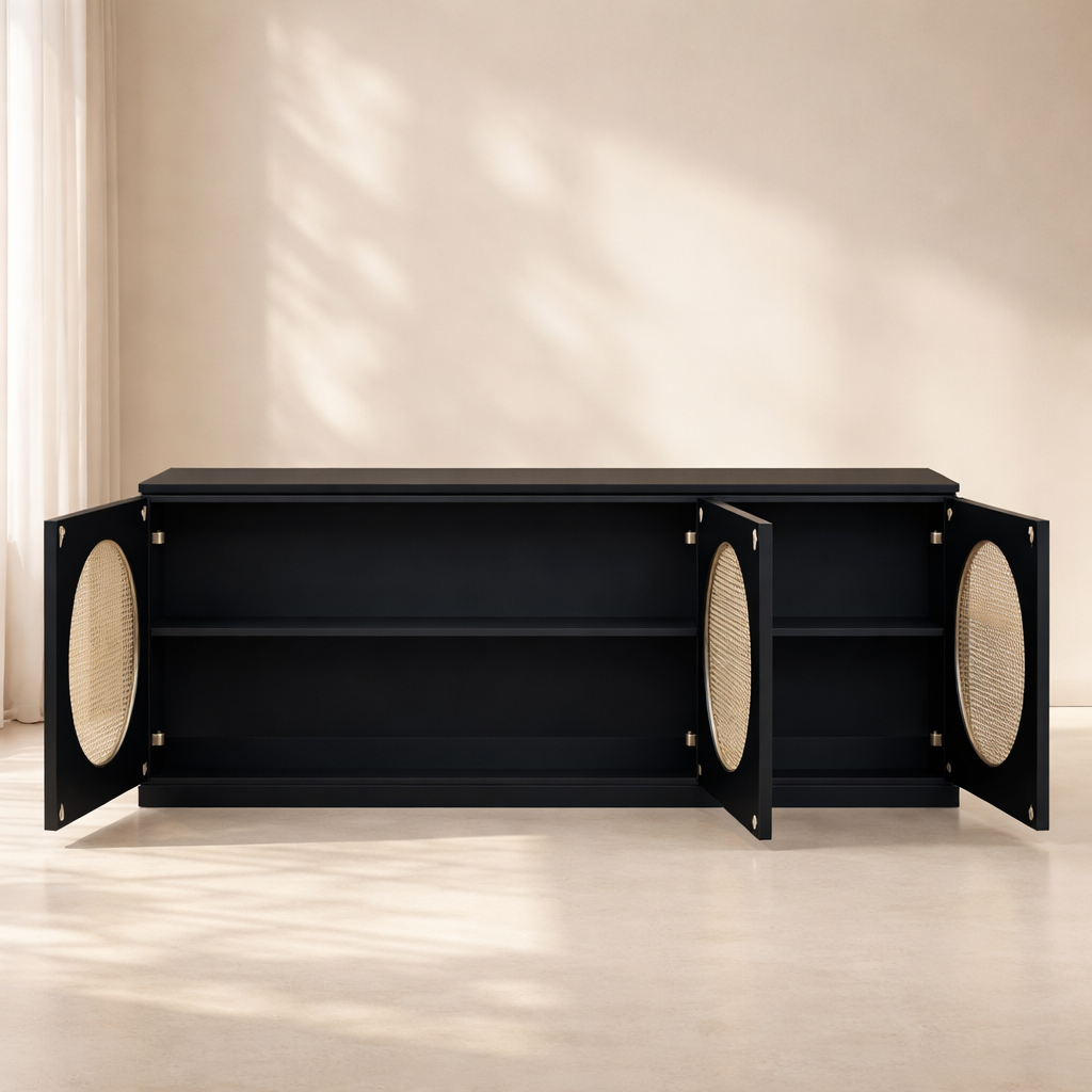 Cane Sideboard Buffet