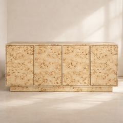 Cyrus Burl Wood Sideboard 