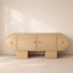 Harlow Solid Wood And Oak Veneer Sideboard | Buffet 