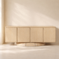 Bellona Oak Veneer Sideboard |  Buffet 