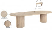 Belinda Extendable Dining Table 90"