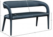 Sylvester Vegan Leather Bench