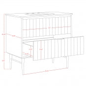 Modernist 36" Bathroom Vanity