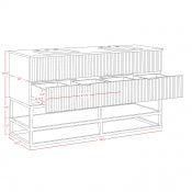 Monad 60" Bathroom Vanity