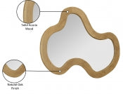 Oblique Acacia Wood Mirror